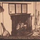 Benjamin Franklin Stove In Thomas Paine Cottage New Rochelle New York Postcard 1287 Benjamin Franklin Stove In Thomas Paine Cottage New Rochelle New York Postcard 1287