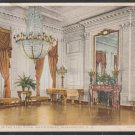 Corner In The East Room Of White House Washington DC Chandelier Drapes Fireplace Phostint Postcard