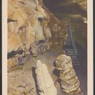 Leaning Tower of Pisa Stairway To Bridal Altar Howe Caverns New York Linen Postcard 1318