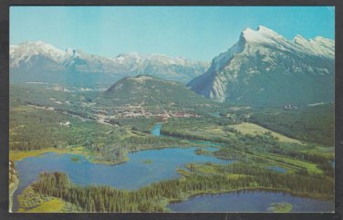 Splendid View Mount Rundle Bow Valley Vermillion Lake Banff Alberta Canadian Rockies Chrome Postcard
