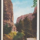 Mexican Saddle South Cheyenne Canyon Colorado Springs White Border Postcard 1377