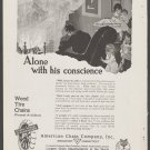 1919 Ad Weed Tire Chains Distraught Father Wife Children Hamilton Watch Locomotive Doughboy