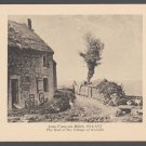 The End Of The Village of Greville Early Home of Jean Francois Millet Postcard 1413