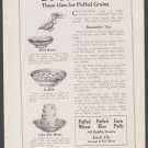 1919 Ad Quaker Oats Puffed Wheat Puffed Rice Corn Puffs 1919 Ad Quaker Oats Puffed Wheat Puffed Rice Corn Puffs