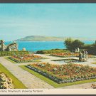 Old Castle Gardens Weymouth Dorset United Kingdom Showing Portland Chrome Postcard 1434