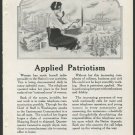 1919 AT&T American Telephone & Telegraph Ad Woman Operator Applied Patriotism Barre Granite Vermont 1919 AT&T American Telephone & Telegraph Ad Woman Operator Applied Patriotism Barre Granite Vermont
