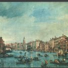 Verduta del Canal Grande by Francesco Guardi Rialto Bridge Venice Chrome Postcard 1449 Verduta del Canal Grande by Francesco Guardi Rialto Bridge Venice Chrome Postcard 1449