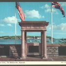 The Mayflower Stone Barbican Pier Plymouth England Chrome Postcard 1466 The Mayflower Stone Barbican Pier Plymouth England Chrome Postcard 1466
