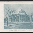 1900 Postcard Woolsey Hall Yale University New Haven CT UDB Undivided Back 456