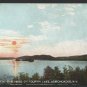 1907 UDB Undivided Back Postcard Sunset Head of Fourth Lake Adirondacks New York 472