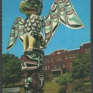 Kwakiuti Totem Pole Alert Bay British Columbia Canada Chrome Postcard 1474 Kwakiuti Totem Pole Alert Bay British Columbia Canada Chrome Postcard 1474