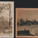 Vintage Photo Cards Montreal Canada From South Castle Island Light House Ships & Woodland Winter Vu Vintage Photo Cards Montreal Canada From South Castle Island Light House Ships & Woodland Winter Vu