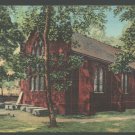 Church Jamestown Virginia Tombs of Rev James Blair & Wife Linen Postcard 529