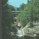 Sentinel Pine Bridge Flume Franconia Notch NH New Hampshire Chrome Postcard 552