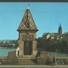Basel Switzerland The Kappelijoch On The Middle Bridge Munster Chrome Postcard 1510 Basel Switzerland The Kappelijoch On The Middle Bridge Munster Chrome Postcard 1510