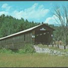 Covered Bridge Between Lancaster New Hampshire & Lunenberg Vermont Chrome Postcard 561