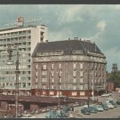 1962 Copenhagen Denmark The Terminus Hotel General Motors Building Automobiles Chrome Postcard 1511
