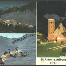 Multi View St Anton Arlberg Austria Tirol Chrome Postcard 1519