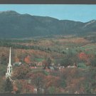 Stowe Vermont & Mount Mansfield Autumn View Chrome Postcard 584