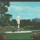 Our Lady's Shrine & Garden Cranwell School Lenox MA Chrome Postcard 585