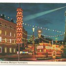 Tower & Showboat Blackpool Illuminations UK England Chrome Postcard 1523