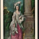 THE HONORABLE MRS GRAHAM by Gainsborough National Gallery of Scotland Postcard 1537