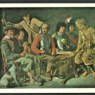 A Tavern Quarrel by Mathieu Le Nain National Museum of Wales Chrome Postcard 1542