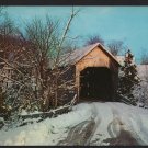 Winter Scene Halpin Bridge Middlebury Vermont Chrome Postcard 624 Winter Scene Halpin Bridge Middlebury Vermont Chrome Postcard 624