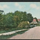 Lovely Scenic View Farmhouse Country Road Wooden Bridge 1910 Postcard 626 Lovely Scenic View Farmhouse Country Road Wooden Bridge 1910 Postcard 626