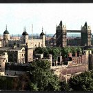 Tower of London and Tower Bridge From the Port Authority Building Postcard 1559