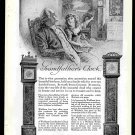 1918 Waltham Watch Ad Grandfathers Clock with Little Girl &&& 1918 Waltham Watch Ad Grandfathers Clock with Little Girl &&&