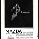 1918 General Electric Research Laboraties Mazda Ad Not the Name of a Thing But the Mark of Service 1918 General Electric Research Laboraties Mazda Ad Not the Name of a Thing But the Mark of Service
