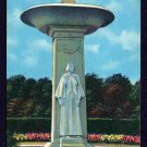 Fountain to Pilgrim Mothers of the Mayflower Plymouth MA Linen Postcard 676