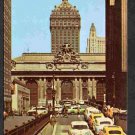 Ramp In Front of Grand Central Terminal New York City Vintage Taxi Cabs Chrome Postcard 678 Ramp In Front of Grand Central Terminal New York City Vintage Taxi Cabs Chrome Postcard 678