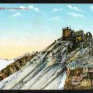 Zugspitze Summit With Munchner House Munich Germany Alpine Club 1582