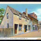 The Old Curiosity Shop St Augustine Florida White Border Postcard 683 The Old Curiosity Shop St Augustine Florida White Border Postcard 683