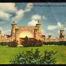 Daytona Beach Florida Worlds Largest Bandshell Linen Postcard 685 Daytona Beach Florida Worlds Largest Bandshell Linen Postcard 685