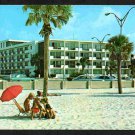The 400 Motel Clearwater Beach Florida ca 1960 Chrome Postcard