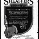 1918 Ad Sheaffers Self Filling Fountain Pen and Waltham Watch Co. xx 1918 Ad Sheaffers Self Filling Fountain Pen and Waltham Watch Co. xx