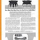 1918 Franklin Automobile Company Ad Syracuse New York