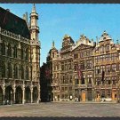 Brussels Belgium The Market Place Vintage Postcard 1601
