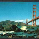 Splendid View Golden Gate Bridge San Francisco California Vintage Chrome Postcard 701 Splendid View Golden Gate Bridge San Francisco California Vintage Chrome Postcard 701