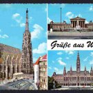 Multi View Vienna Austria St. Stephen's Cathedral Parliament Rathaus City Hall 1604