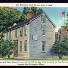 John Hancock Clarke House Lexington MA Samuel Adams Built 1698 White Border Postcard 704
