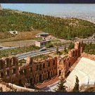 Athens Greece The Odeon of Harodes Atticus Chrome Postcard 1607