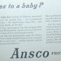 1949 Print Ad Ansco Photographic w/ Adorable Little Girl and Cole of California Swim Wear