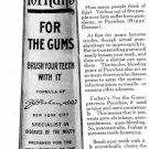 1919 Print Ad Forhans Tooth Powder Danger In Tender Gums Garden Full Of Gladioli $1.00 xx 1919 Print Ad Forhans Tooth Powder Danger In Tender Gums Garden Full Of Gladioli $1.00 xx