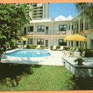 ca 1960 Lauderdale Manor Motel Valencia Street Fort Lauderdale Florida Chrome Postcard 718