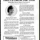 1919 Print Ad Pepsodent Dentifrice E.J. Thompson Motor Car Bodies Forbes Field Pittsburgh