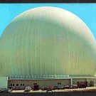 ca 1960 Earth Station Andover Maine ATT Big Bubble Radome Chrome Postcard 727